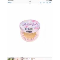 ราคา 1ตลับ 01 Light Beige Cute Press 1 2 Beautiful Airy matte cushion foundation SPF 50 PA 13 g (958594672)