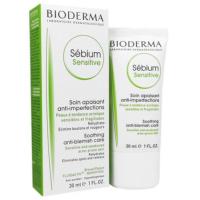 ราคา Bioderma Sebium Sensitive 30ml (ไบโอเดอร์มา ซีเบี่ยม เซนซิทีฟ ผลิตภัณฑ์บำรุงผิวหน้าควบคุมความมัน ลดเลือนรอยสิว 30 มล.)