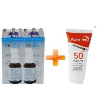 ราคา ด๊อกเตอร์จิล EssenceG5 30 ml 2 ขวด Dr Jillดร จิวเซรั่มน้ำนมเข้มข้น ฟื้นฟูเซลล์ผิวดูอ่อนวัย ลบจุดด่างดำริ้วรอย หน้าเด็ก ฟรี ครีมกันแดดออร่ามี aurame 1 ชิ้น กันน้ำ ยูวีเอ บี UVA UVB SPF 50 PA สวยสู้แดดแ