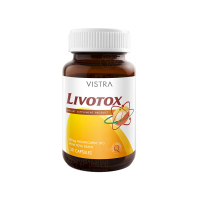 ราคา Vistra Livotox 30 Capsules 1ขวด วิสทร้า ลิโวท็อกซ์ โรคตับ ไขมันเกาะตับ ตับอักเสบ (1439782449)