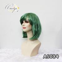 ราคา AS084 สีเขียวเฟิร์น วิกผมคอสเพลย์ วิกผมบ๊อบสั้นปลายงุ้มมีหน้าม้า วิกผมแฟนซี สำหรับใส่ไปงานสังสรรค์ งานคอสเพลย์ สร้างสีสัน สร้างลุคใหม่ๆ (595224349)