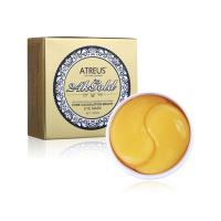 ราคา ATREUS 24K Gold Eye Mask แผ่นมาส์กใต้ตา ทองคำ 24K ลดริ้วรอยหมองคล้ำ 泰国ATREUS 24K明媚亮眼黄金水凝眼膜 30对 (397377109)