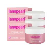 ราคา Lanopearl Vitamin E Cream with Evening Primrose Collagen Lanolin ช่วยกระตุ้นการผลิตเซลล์ผิวใหม่ พร้อมบำรุงผิวให้ชุ่มชื้น คงความอ่อนเยาว์อยู่เสมอ 100ml 3 กล่อง (120865735)