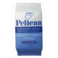 ราคา PELICAN สบู่ก้อน พิลิแกน สูตรโลชั่นน้ำนม อิมัลชัน ชุดละ 10 ก้อน ก้อนละ 100 กรัม PELICAN Creamy Soap with Emulsion Set of 10 Pieces 10 x 100 G (913370159)