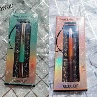 ราคา ของแท้ พร้อมส่ง WODWOD Super black eyeliner pencil (968078408)