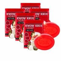 ราคา KWOW KRUE SOAP สบู่กวาวเครือ สบู่อัพไซต์ กระชับ เต่งตึง กรจ่างใส ขนาด 30 กรัม 5 ก้อน (1382432713)