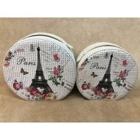 ราคา พร้อมส่ง เซ็ต 2 ใบ กล่องเก็บเครื่องสำอาง กระเป๋าเครื่องสำอาง ทรงกลม Cosmetic bag (1430096516)