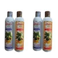 ราคา จินดาสมุนไพร แชมพูสูตรอโวคาโด้ ครีมนวดสูตรอโวคาโด้ 250 มล จัดส่งฟรี 2 คู่ (1556214476)