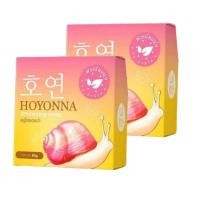 ราคา สบู่โฮยอนน่า สบู่โฮยอน Hoyonna Whitening Soap 80 กรัม 2 ก้อน (1397962301)