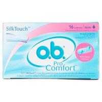 ราคา โอ บี โปร คอมฟอร์ท ผ้าอนามัยแบบสอด ขนาดมินิ สำหรับวันมาน้อย 16 ชิ้น (1362468566)