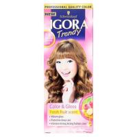 ราคา อีโกร่า เทรนดี้ คัลเลอร์ กลอส ครีมเปลี่ยนสีผม 7 5 บลอนด์กลางประกายทอง 1 ชุด (1362498930)