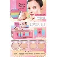 ราคา 1ชิ้น KISS BEAUTY COVER POWDER แป้งสำหรับใบหน้า มี 4 เบอร์ ไห้เลือก (1006456485)