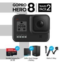 ราคา Gopro Hero 8 Black Travel Pack 2 Dual Charer Battery Gopro 3 Way Sandisk Extreme Pro 64GB ประกันศูนย์ (1055486323)