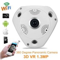 ราคา กล้องวงจรปิด VR CAM 3D Lens 360 960P wifi camerasกล้องวงจรปิดไร้สาย (1386546438)