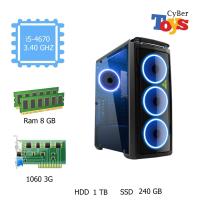 ราคา PC CPU I5 4670 แรม 8 การ์ดจอ Gtx 1060 3G เหมาะกับคนชอบเล่นเกมส์ เคส i4 42 (597222763)