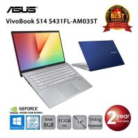 ราคา Asus VivoBook S14 S431FL AM035T i5 8265U 8GB 512GB SSD MX250 2GB 14 0 Win10 Cobalt Blue (1094686956)