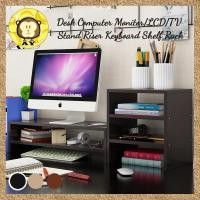 ราคา QI S4 โฮมออฟฟิศ WPC โต๊ะคอมพิวเตอร์คอมพิวเตอร์จอแอลซีดีทีวียืน Riser ชั้นวางของชั้นวางคีย์บอร์ด QI S4 Home Office WPC Desk PC Computer Monitor LCD TV Stand Riser Keyboard Shelf Rack (1012658142)