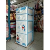 ราคา ชั้นพลาสติกโดราเอม่อน 4ชั้น มีล้อเลื่อน ลิ้นชักพลาสติก ขนาด 41 47 110 ซม ลายโดราเอม่อน ลิขสิทธิ์ถูกต้องครับ (831866441)