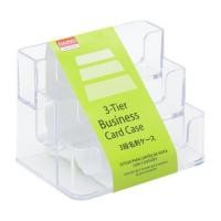 ราคา ไดโซ Daiso กล่องใส่นามบัตรแบบ3ขั้น (495614882)