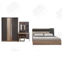 ราคา 1deelert ชุดห้องนอน 5 ฟุต 6 ฟุต รุ่น MIRACLE เตียง ตู้เสื้อผ้า โต๊ะแป้ง ที่นอนสปริง2 0 มีสีให้ลือก (1604916114)