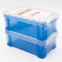 ราคา ไดโซ กล่องพลาสติกใสมีฝาปิดขนาดเล็กคละสี2ชิ้น13 6x7 7x10ซม (1284938369)