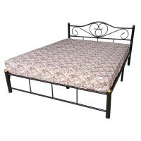 ราคา Inter Steelชุดเตียงนอนคู่ เตียงเหล็ก ที่นอน ขนาด5ฟุต รุ่น ลายนิวโลตัส สีเทา (7746978)