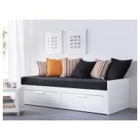 ราคา Extra bed เตียงเสริมเดย์เบด2ลิ้นชัก ที่นอน2 สีขาว มาลฟอร์ช นุ่มแน่นปานกลาง ขนาด 80x200 ซม (1514878500)