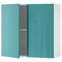 ราคา ด่วน โปรโมชั่นมีจำนวนจำกัด ตู้เก็บของ ตู้เก็บหนังสือ ตู้เก็บของเล่น ตู้ใส่ของ ตู้กับข้าว ตู้แขวนบานคู่ ไฮกลอส น้ำเงิน ฟ้าเทอร์ควอยซ์ ขนาด 80x75 ซม KNOXHULT ขนาด 80x75 ซม (1521806057)