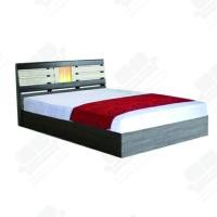 ราคา 1deelert เตียงนอน ไม้ระแนงพร้อมโคมไฟที่หัวเตียง ขนาด 3 5 5 6 ฟุต รุ่น Starlight มีสีให้เลือก (1501386654)