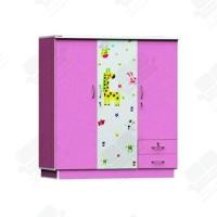 ราคา 1deelert ตู้เสื้อผ้าเด็ก 120 ซม 3 บาน รุ่น WK003P สามารถเลือกสีได้ (892400155)