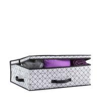 ราคา ที่เก็บของใต้เตียง รุ่น 42239079 สีขาว ดำ ขนาด 54 x 18 x 43 ซม (1032136176)
