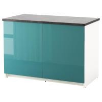 ราคา ตู้เก็บของ ตู้เก็บรองเท้า ตู้เก็บหนังสือ ตู้หนังสือ ตู้ ตู้เก็บของใช้ ตู้ตั้งพื้นพร้อมบานตู้ ไฮกลอส น้ำเงิน ฟ้าเทอร์ควอยซ์ ขนาด 120x85 ซม KNOXHULT ขนาด 120x85 ซม (1350026262)