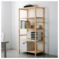 ราคา ชั้นวางของเด็ก ตู้ชั้นวางของ ชั้นวางหนังสือ ชั้นวางครัว ชั้นเก็บของ ชั้นวางของโชว์ ชั้นวางของ ไม้สน ขนาด 89x50x179 ซม IVAR ขนาด 89x50x179 ซม (1365620072)