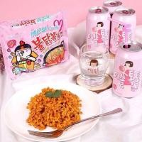 ราคา แท้ แพคละ 5 ห่อ สีชมพู Samyang มาม่าเกาหลี ชนิดแห้ง รสคาโบนาร่า (1708968328)