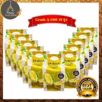 ราคา ทุเรียนฟรีซดราย ทุเรียนอบกรอบ คุณภาพพรีเมี่ยม เนื้อทุเรียนหมอนทอง 100 ทุเรียนเกรดส่งออกประเทศญี่ปุ่น 35 g แพค 10 ชิ้น (346566214)