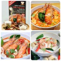 ราคา ชุดเครื่องปรุงต้มยำ 3 in 1 ปรุงได้ต้มยำน้ำข้น น้ำใส และต้มข่า ในกล่องมีสมุนไพรอบแห้ง กะทิผง น้ำพริกเผาและเครื่องปรุงรสพร้อมมะนาว พร้อมปรุงทันที (130367342)