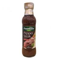 ราคา ฟาวน์เท่น Fountain เปปเปอร์สเต็กซอส 250มล เครื่องปรุง เครื่องเทศ ซอส ส่วนผสมปรุงอาหารอาหารแห้งและเครื่องปรุงสินค้านำเข้า (1032106033)