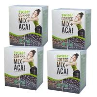 ราคา SWIZER COFFEE MIX ACAI BERRYกาแฟเพื่อสุขภาพ สไวเซอร์ คอฟฟี่ มิกซ์ พลัส อาซาอิ เบอร์รี่ จากป่าอเมซอนในบราซิล บรรจุ 10 ซอง 4 กล่อง (303631619)