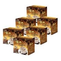 ราคา กาแฟเพื่อสุขภาพ Yim coffee ยิ้มคอฟฟี่ บรรจุ10 ซอง 6 กล่อง (879960065)