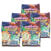 ราคา กาแฟโสม คอฟฟี่พลัส กาแฟปรุงสำเร็จชนิดผง สูตรน้ำตาลน้อย ใหม่ล่าสุด แพ็ค 15 ซอง 5 ห่อ (1386384648)