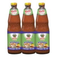 ราคา น้ำจิ้มสุกี้ ตราพันท้ายนรสิงห์ ขนาด 750กรัม ขวด แพ็คละ3ขวด Pantainorasing Suki Sauce (1391920101)