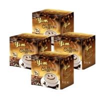 ราคา กาแฟเพื่อสุขภาพ Yim coffee ยิ้มคอฟฟี่ บรรจุ10 ซอง 4 กล่อง (879940750)