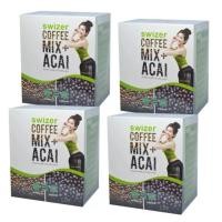 ราคา SWIZER COFFEE MIX ACAI BERRYกาแฟเพื่อสุขภาพ สไวเซอร์ คอฟฟี่ มิกซ์ พลัส อาซาอิ เบอร์รี่ จากป่าอเมซอนในบราซิล บรรจุ 10 ซอง 4 กล่อง (140080133)