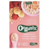 ราคา แพ็ค 2 Organix Banana Raspberry Muesli 200 กรัม (1032200104)