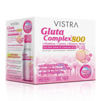ราคา Vistra Gluta Complex 800 CoQ10 Plus วิสทร้า กลูต้าคอมเพล็ค 800มก 50มล x 6ขวด (561674279)