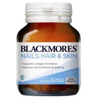 ราคา โฉมใหม่ Blackmores nails hair and skin 60 เม็ด (1418490921)