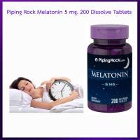 ราคา Piping Rock Melatonin Fast Dissolve Tablets 5 mg 200 Fast Dissolve Tablets เมลาโทนิน (1438632251)