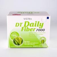 ราคา Vistra DT Daily Fiber 7000 1กล่องมี10ซอง วิสทร้าดีที เดลี่ ไฟเบอร์ 7000ใยอาหารผสมคลอโรฟิลล์ ดีท็อกลำไส้ล้างสารพิษ 1กล่องมี10ซอง (333500771)