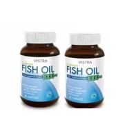 ราคา Vistra Salmon Fish Oil 1000MG วิสทร้า น้ำมันปลาแซลมอน 1000 มก 45 เม็ด 2 ขวด (374518880)
