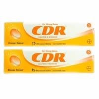 ราคา CDR Calcium D Redoxon 15 เม็ด 2 หลอด ซีดีอาร์ แคลเซี่ยมเม็ดฟู่ รสส้ม (117972887)